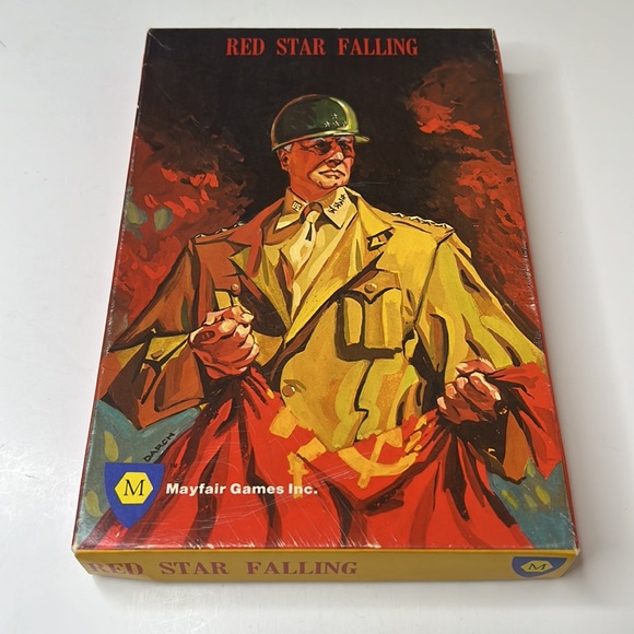 Red Star Falling vintage board game - Picture 2 of 6